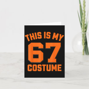 Brainrot Meme Boys Kids 67 This is Halloween 67 Card