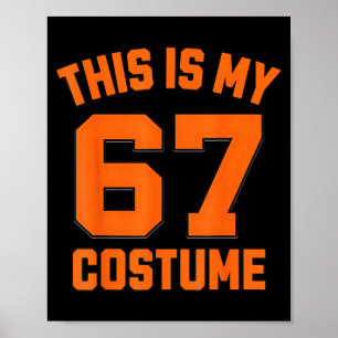 Brainrot Meme Boys Kids 67 This is Halloween 67 Poster