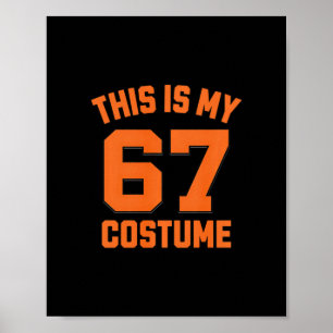 Brainrot Meme Boys Kids 67 This Is My Halloween 67 Poster