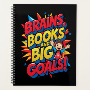 Brains Books and Big Goals - Fun Back-to-School Planner
