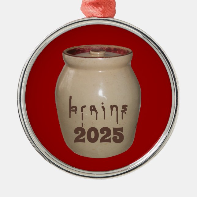 Brains Cookie Jar Ornament (Front)