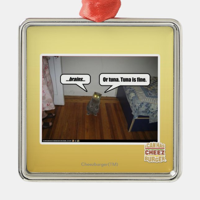 brains metal ornament (Front)