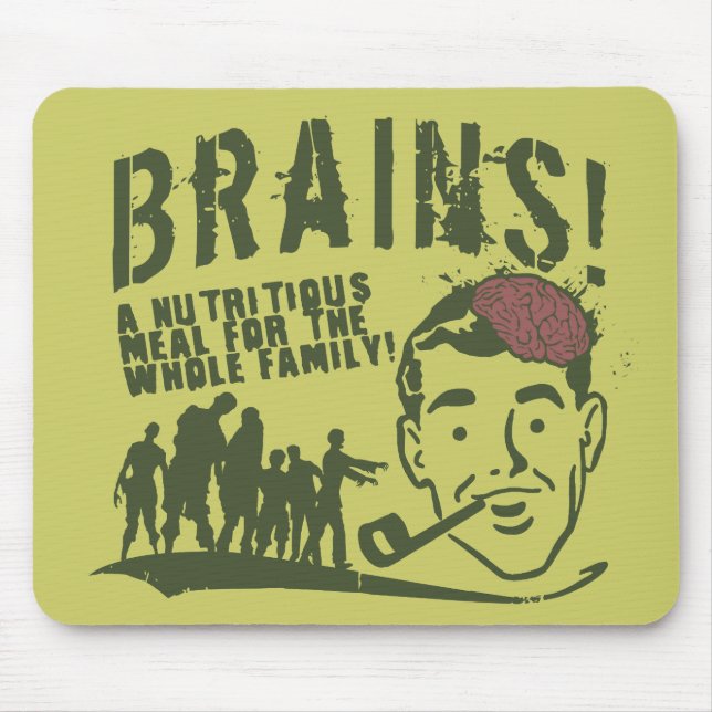 Brains! Mouse Pad (Front)