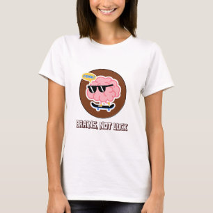Brains, Not Luck Stem Game T-Shirt