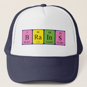 Brains periodic table name hat