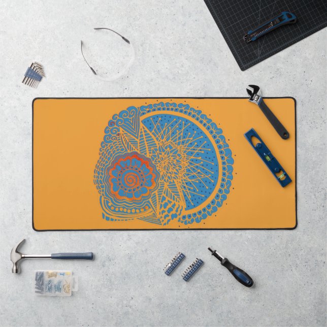 Brains Skull Desk Mat (Workstation)