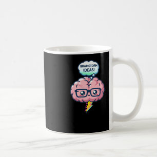 Brainstorm Ideas! Advice For All Sticker Coffee Mug