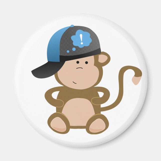 Brainstorm Monkey Magnet (Front)