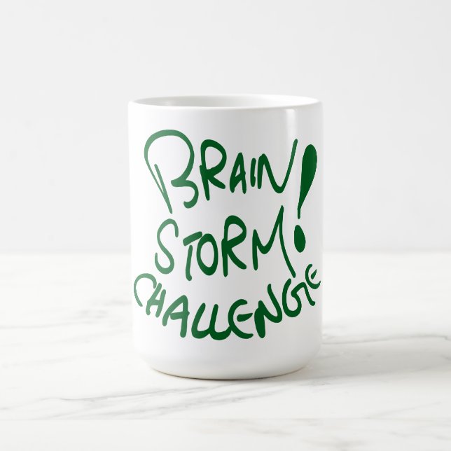 Brainstorm Pattern Coffee Mug (Center)