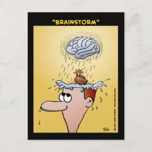 "Brainstorm" Postcard