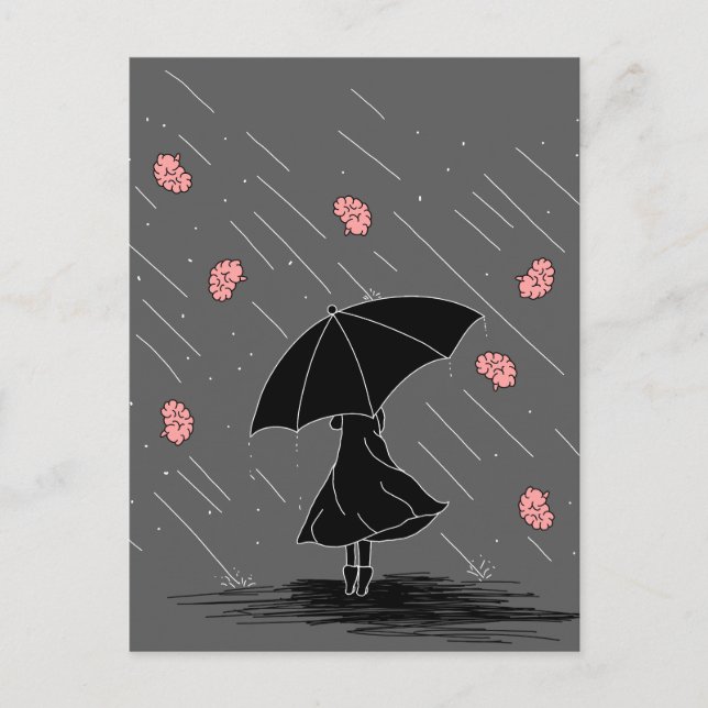 Brainstorm Pun Postcard (Front)