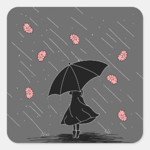 Brainstorm Pun Square Sticker