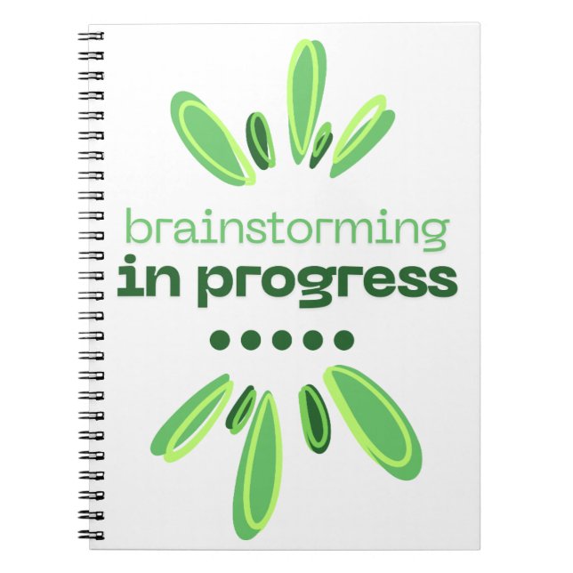 Brainstorming in Progress Notebook Writers/Authors (Front)