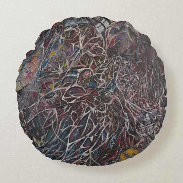 Brainwaves 2014 round cushion (Front)