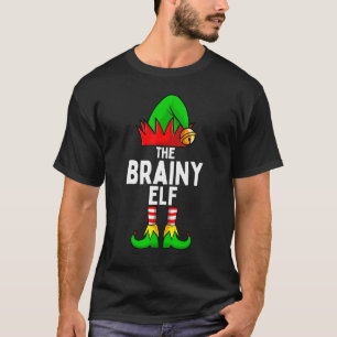 Brainy Elf Matching Family Christmas T-Shirt