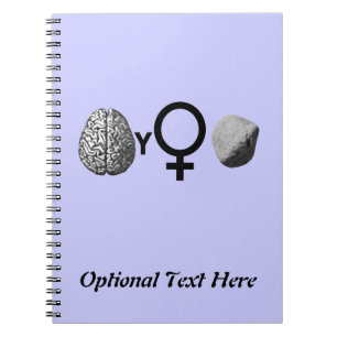 Brainy Girls Rock! Notebook