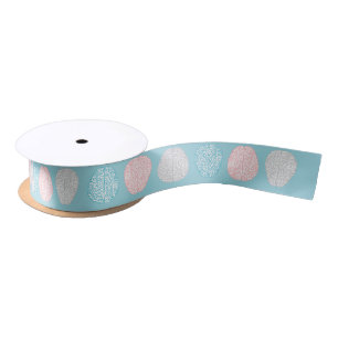 Brainy Pastel Pattern (Awesome Pastel Brains) Satin Ribbon