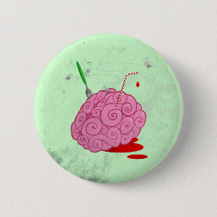 Brainz 6 Cm Round Badge