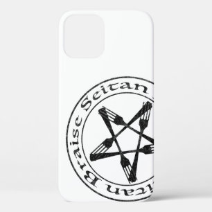 Braise Seitan Vegan Pentagram (dark version) iPhone 12 Case