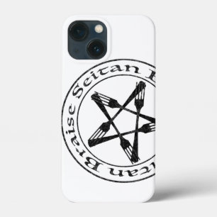 Braise Seitan Vegan Pentagram (dark version) iPhone 13 Mini Case