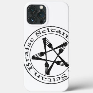 Braise Seitan Vegan Pentagram (dark version) iPhone 13 Pro Max Case
