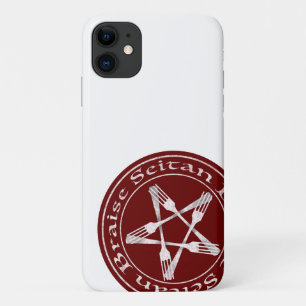 Braise Seitan Vegan Pentagram (light version) iPhone 11 Case
