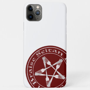Braise Seitan Vegan Pentagram (light version) iPhone 11 Pro Max Case