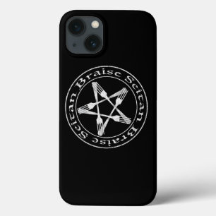 Braise Seitan Vegan Pentagram (light version) iPhone 13 Case