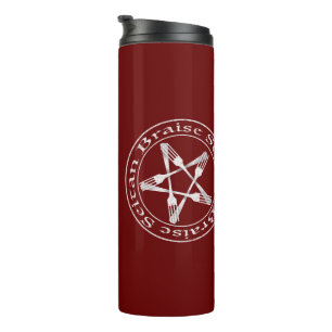 Braise Seitan Vegan Pentagram (light version) Thermal Tumbler