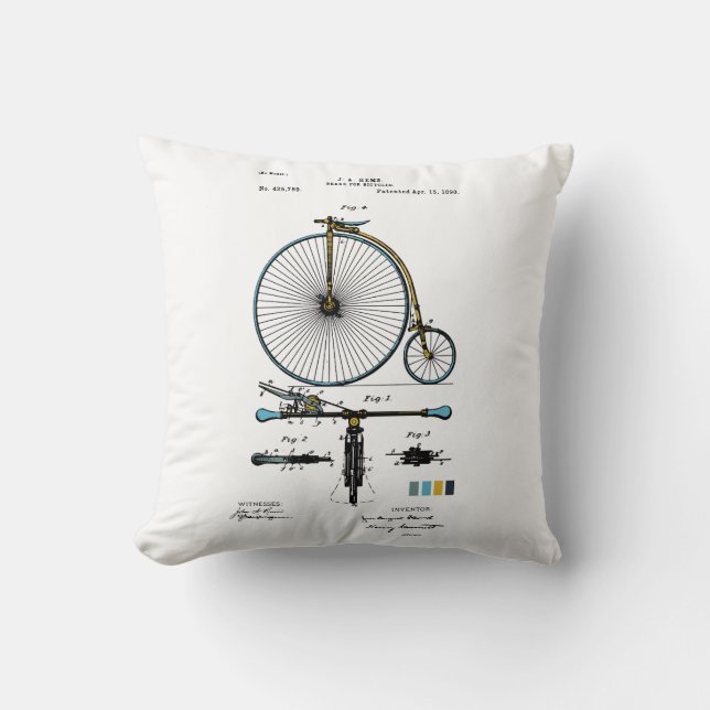 Brake For Bicycles - J. A. Hems Patent Coloured Cushion (Front)