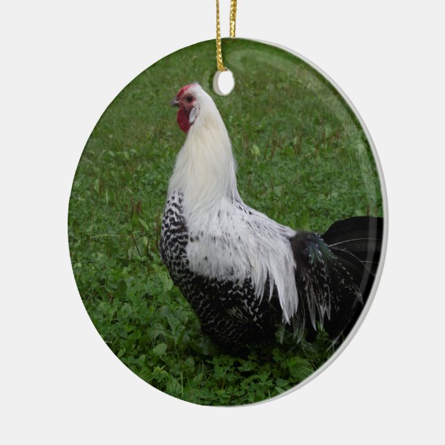 Brakel Hahn Ceramic Ornament (Left)