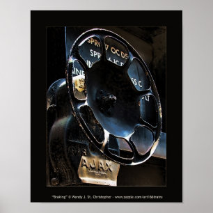 Braking, Fine Art Print or Poster