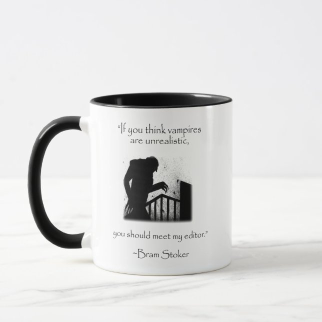 Bram Stoker - Dracula - Modern Misquotes Mug (Left)