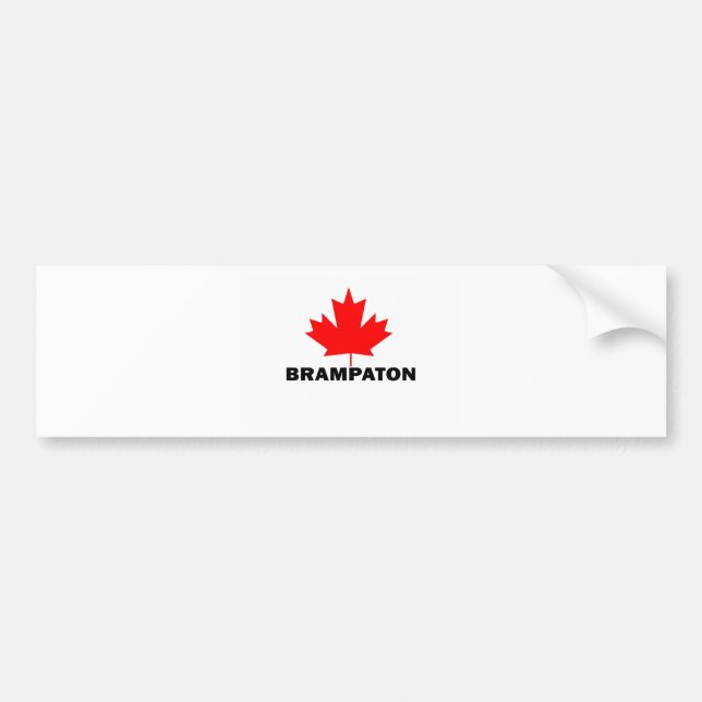 Brampton, Ontario Bumper Sticker (Front)