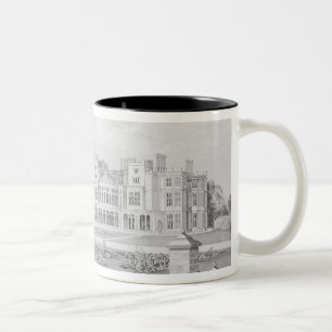 Brampton Park, Huntingdonshire, 1852 Two-Tone Coffee Mug