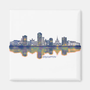 Brampton Skyline Magnet