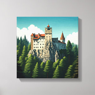 Bran Castle Romania Canvas Print