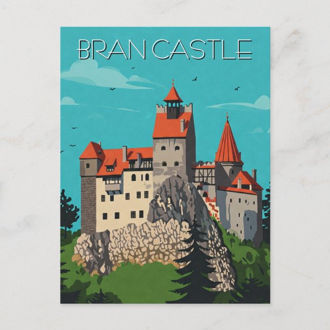 Bran Castle Romania Modern Postcard (Front)