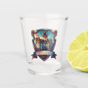 Bran Castle Romania Modern Shot Glass