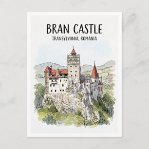 Bran Castle Romania Postcard