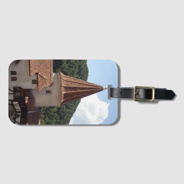 Bran Dracula Castle Luggage Tag (Front Horizontal)