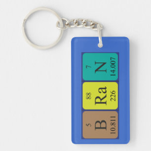 Bran periodic table name keyring