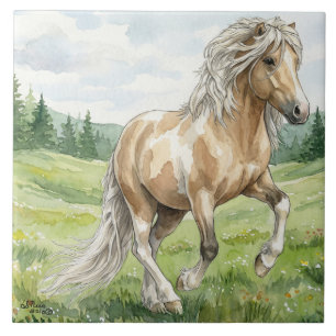 Brana Pinto Palomino Icelandic Watercolor Ceramic Tile