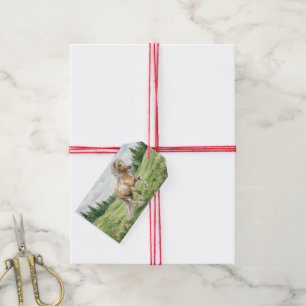 Brana Pinto Palomino Icelandic Watercolor Gift Tags