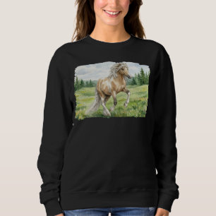 Brana Pinto Palomino Icelandic Watercolor Sweatshirt