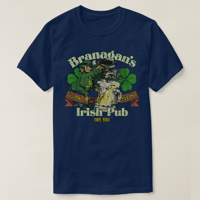 Branagans Irish Pub 2004 T-Shirt (Design Front)