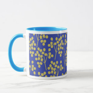 Branch and leaves mug