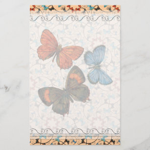 Branch Butterflies Lg Any Colour Stationary Stationery