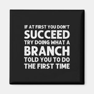 Branch Funny Surname Family Tree Birthday Reunion Magnet