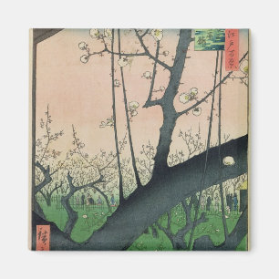Branch of a Flowering Plum Tree Magnet